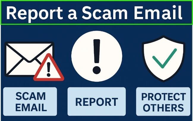 Report scam emails