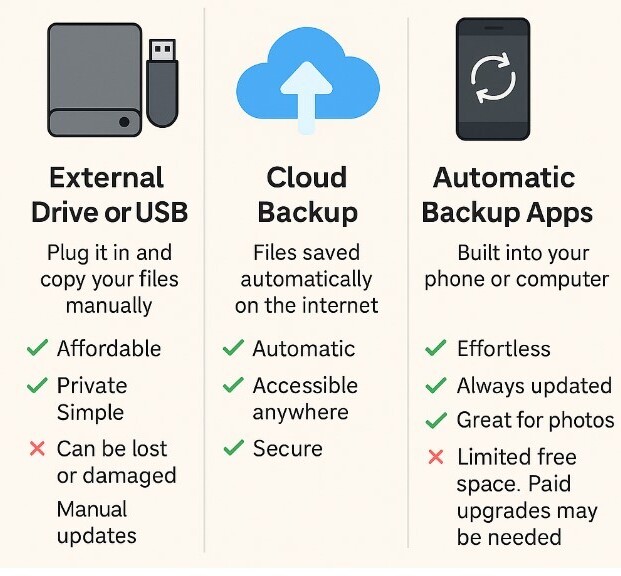 Automatic Backup Apps.