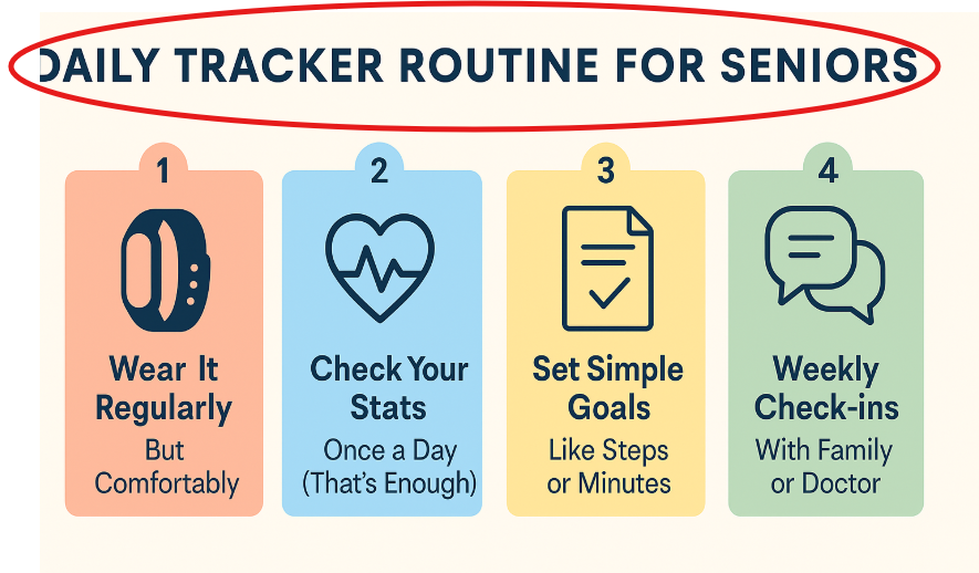 Daily tracker routines for seniors
