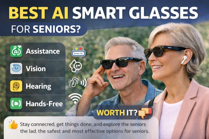 5 Best AI Smart Glasses For Seniors 