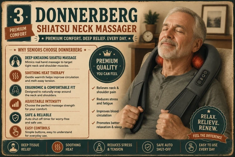 Donnerberg Shiatsu Neck Massager