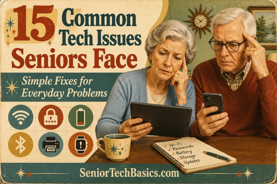 Common Tech Issues Seniors Face