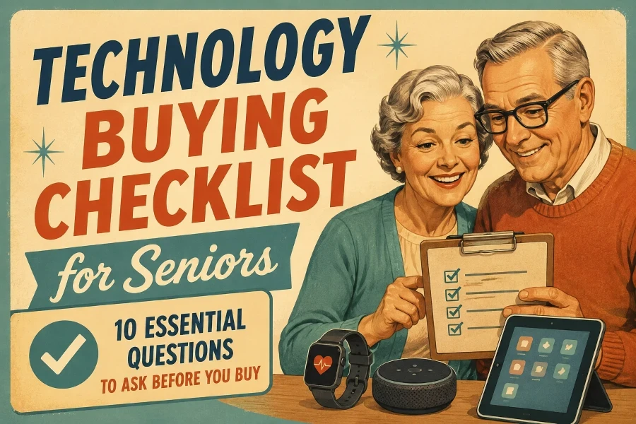 Technology Buying Checklist For Seniors: Questions Before Buying