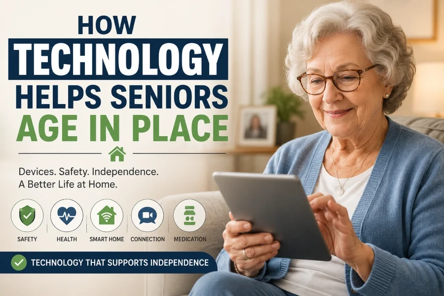 How Does Technology Help Seniors Age In Place