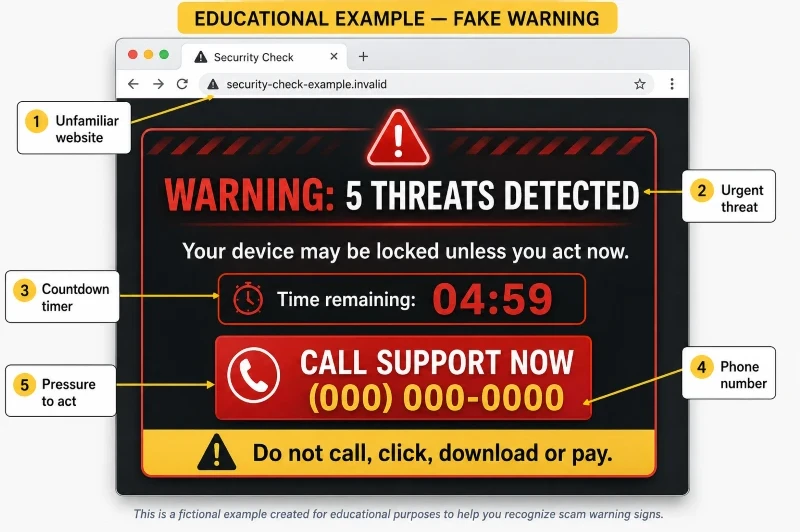 Is the Pop-Up Warning Fake?