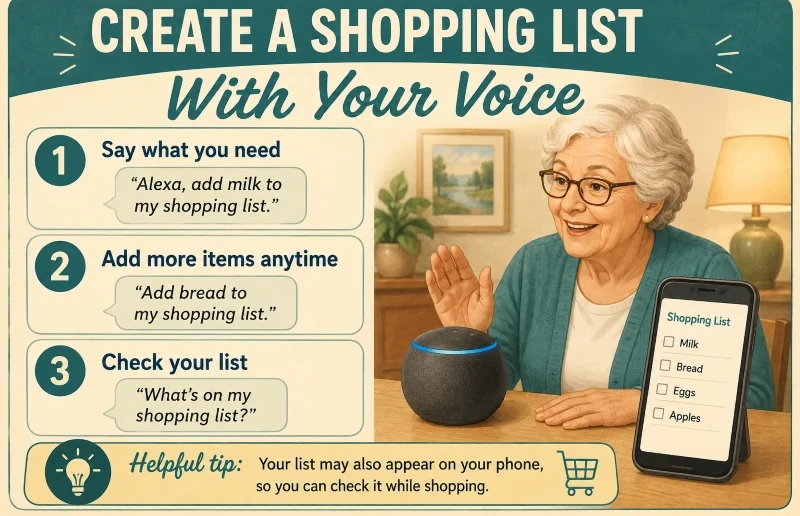 Create Shopping and To-Do Lists
