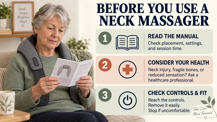 Key points to check before using a neck massager