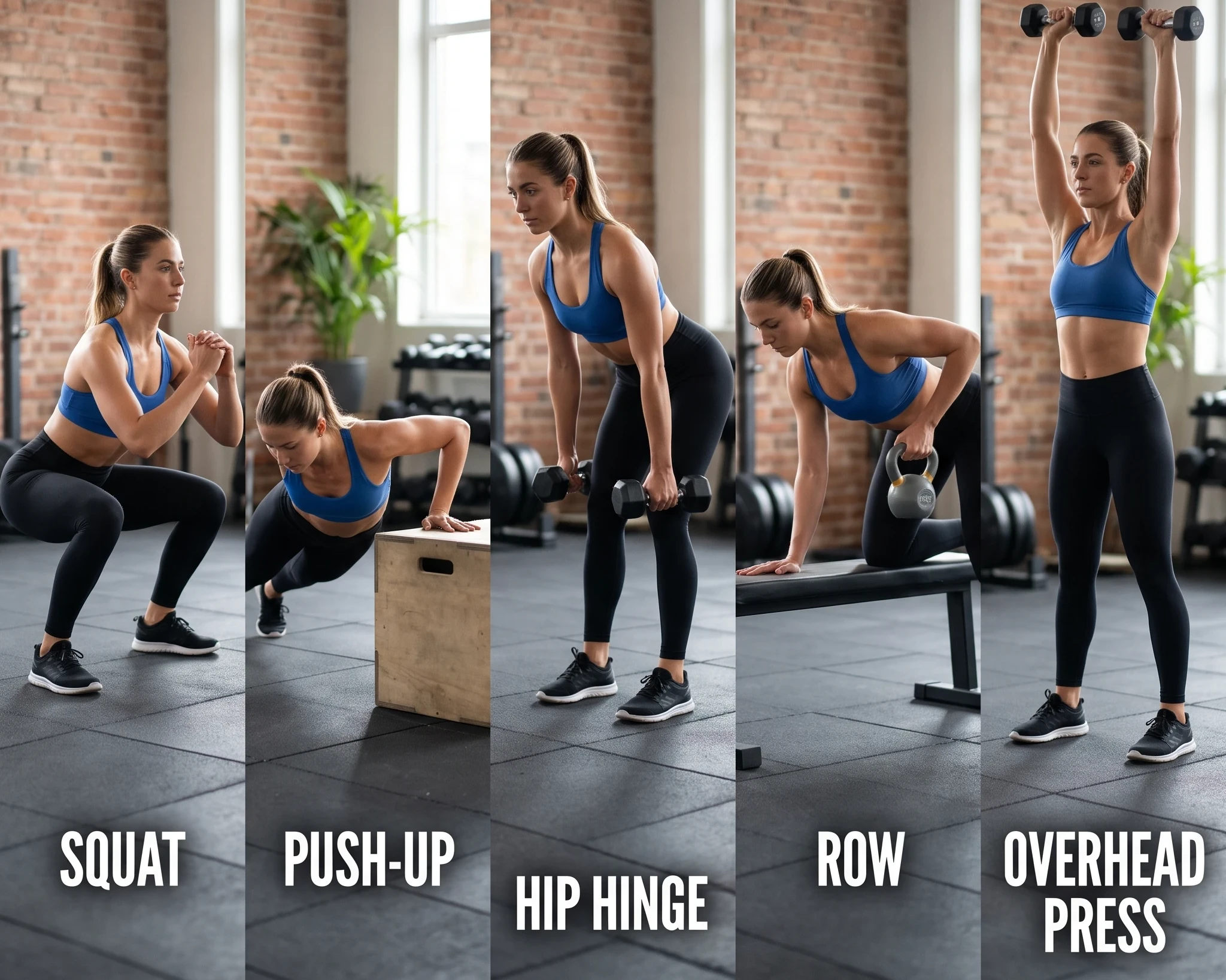 Five basic strength exercises for beginners over 40
