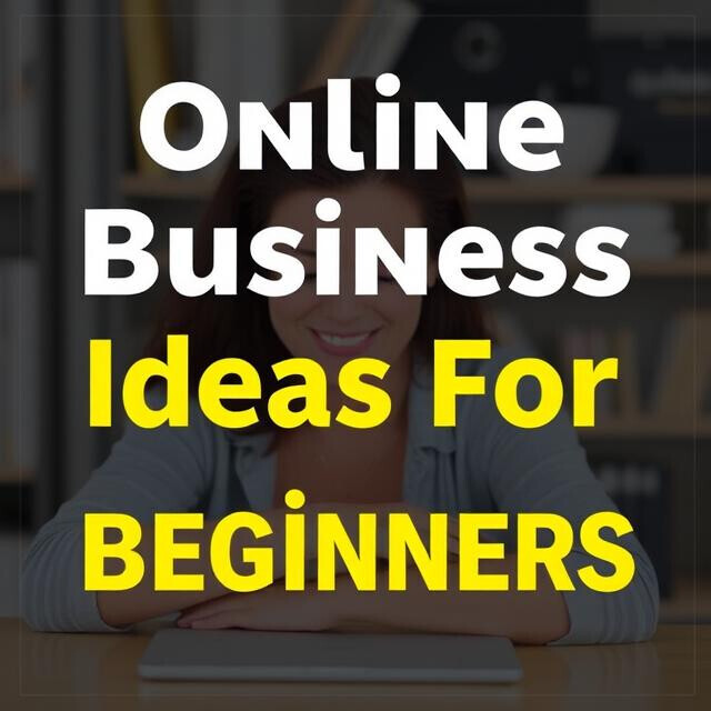 Online Business Ideas For Beginners.