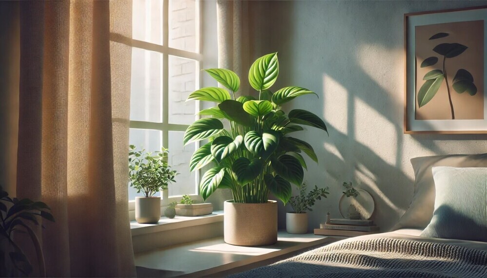 leaning foilage