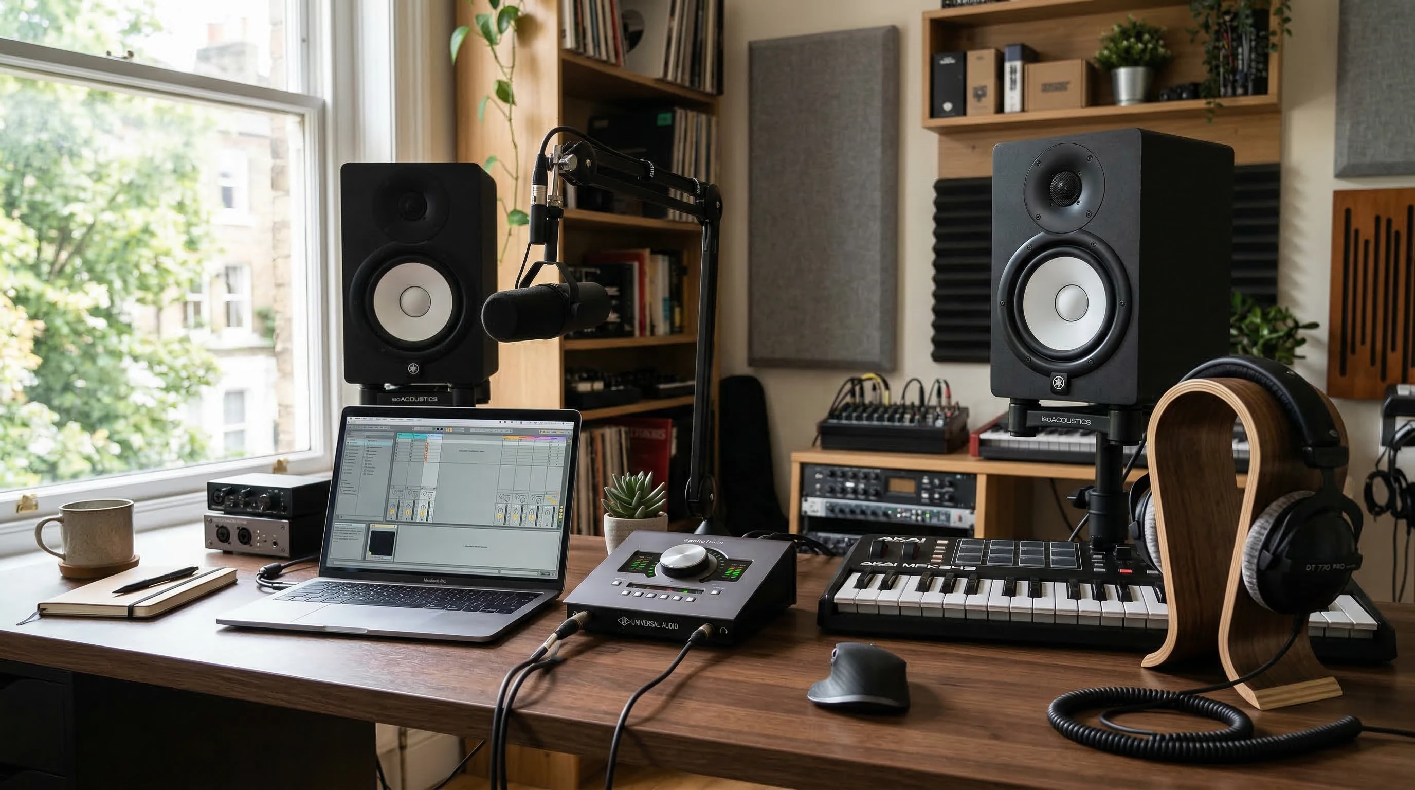 Audio interface studio setup