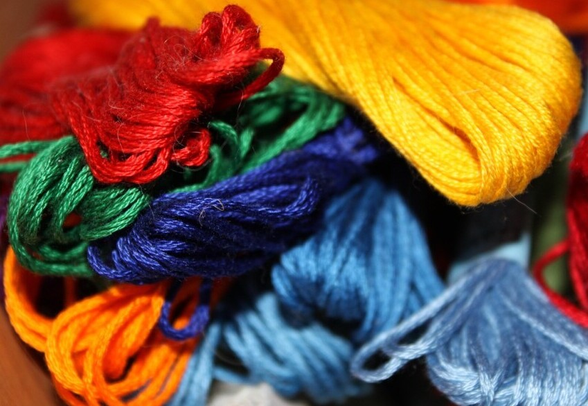 Cross stitch pattern for mindfulness and calm