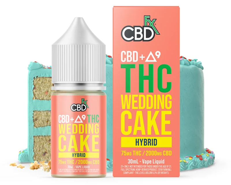 Wedding Cake CBD Delta 9 vape juice