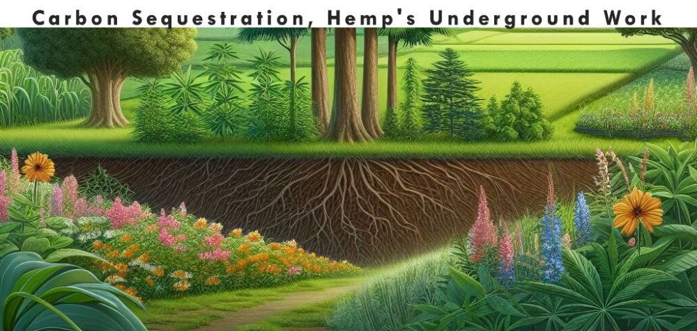 Carbon Sequestration, Hemp's Undergroung Work