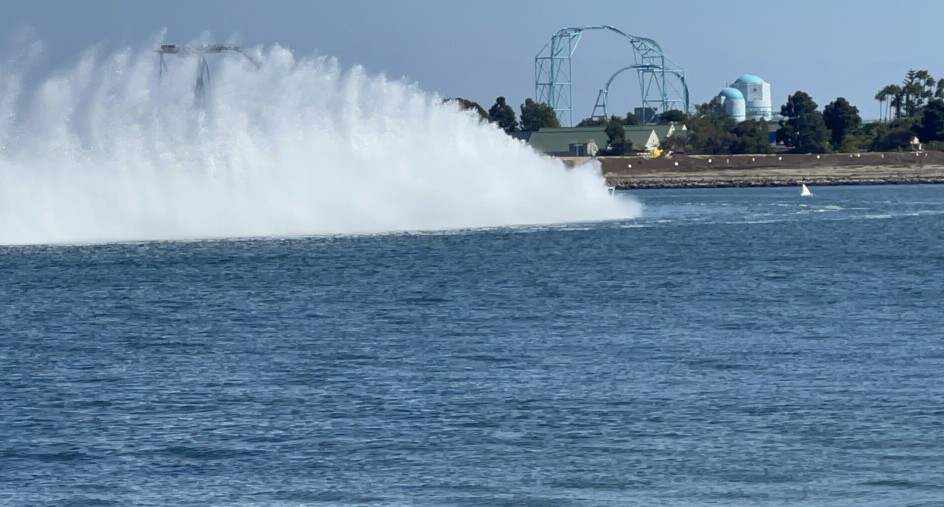 Water world turn. Mission bay