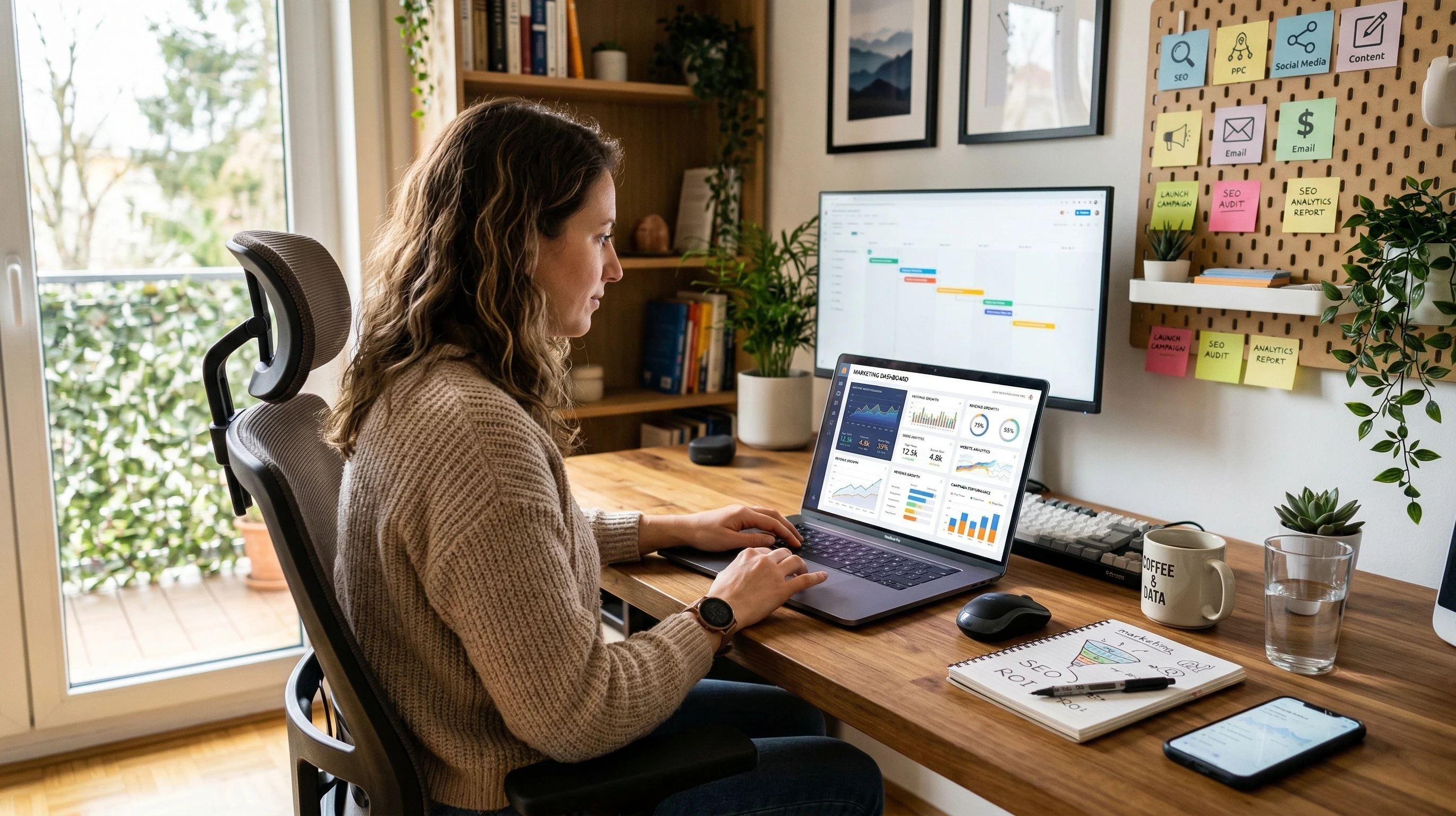 Beginner affiliate marketer taking action and publishing first blog post