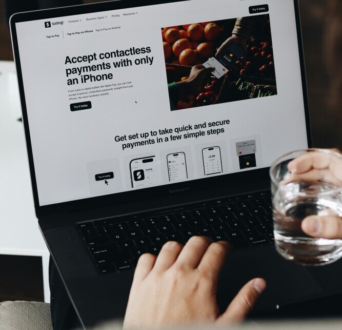A person searching online and discovering multiple content ideas, showing how simple research leads to endless topics