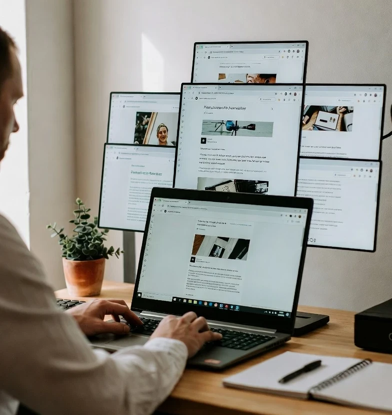 Affiliate marketer gaining confidence through consistent work