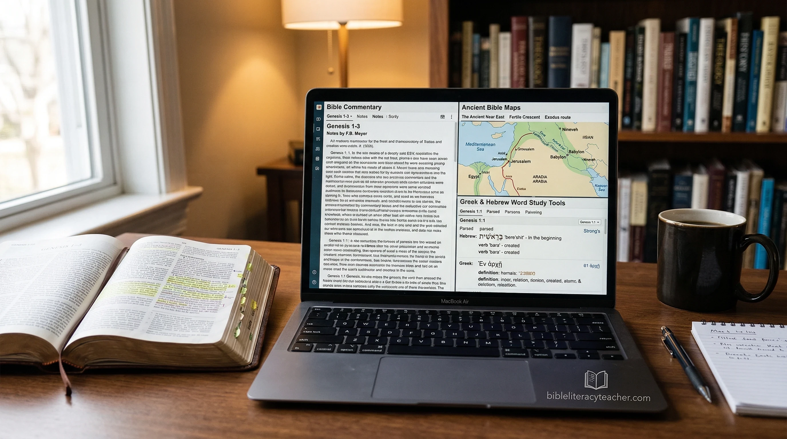 Online Bible commentary tools and word study resources for deeper scripture understanding.