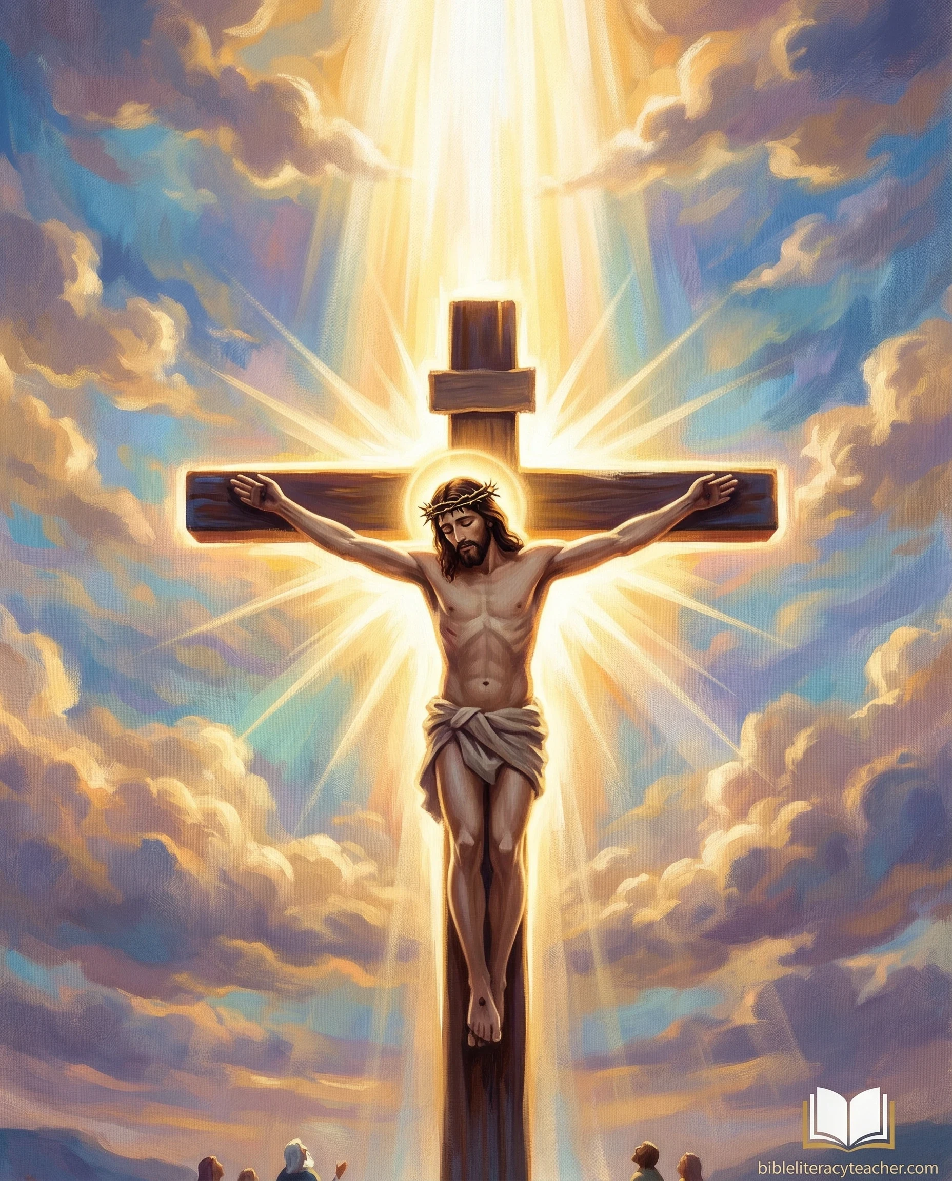jesus christ on the cross offering salvation and hope to humanity