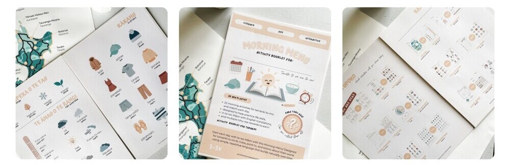 Te Reo Maori Morning Menu Printable