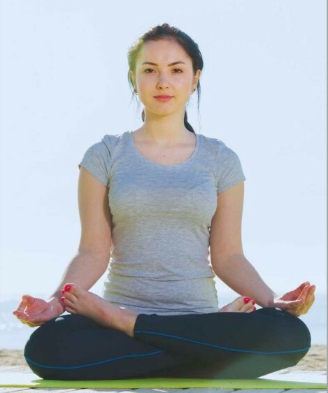 How to sit during meditation - cross legged position