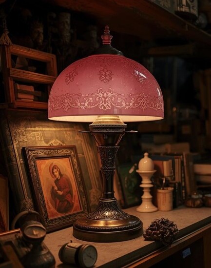 Pink lamp