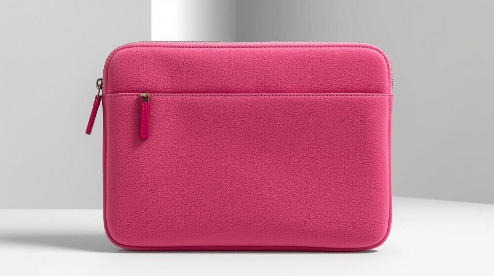 Pink laptop sleeve