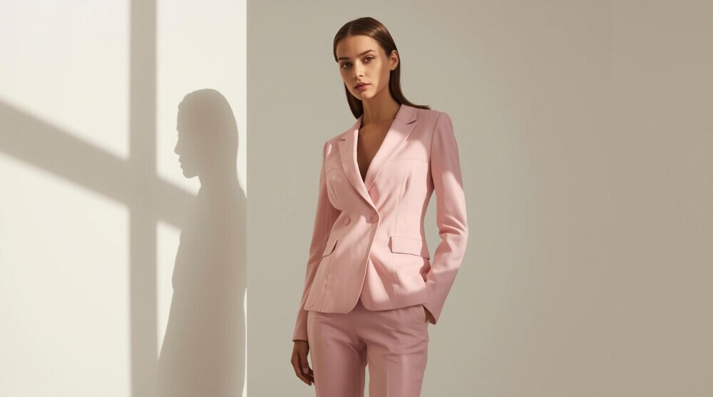 pink bussiness outfit idea