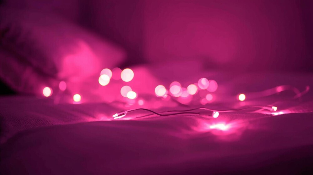 Pink led light
