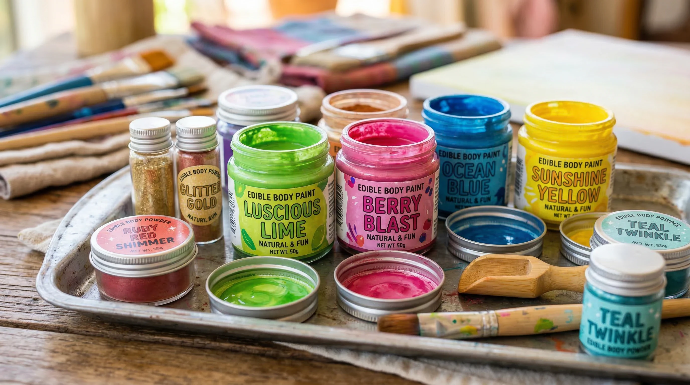 Edible Foot Paints & Powders