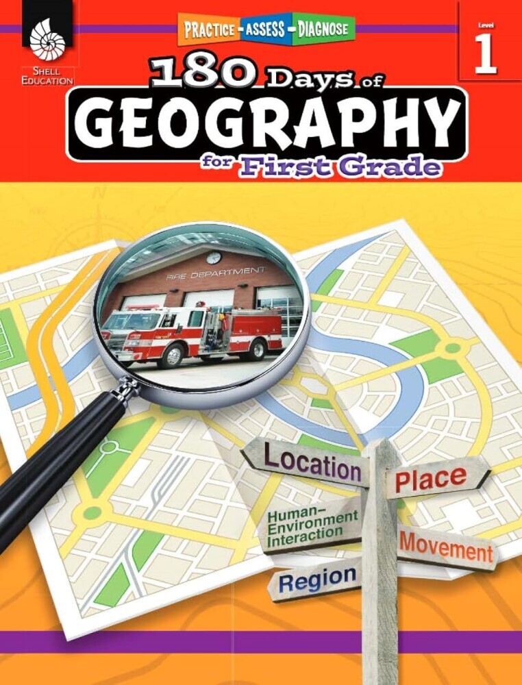 180 Days™: Social Studies, Geography for 1st Grade