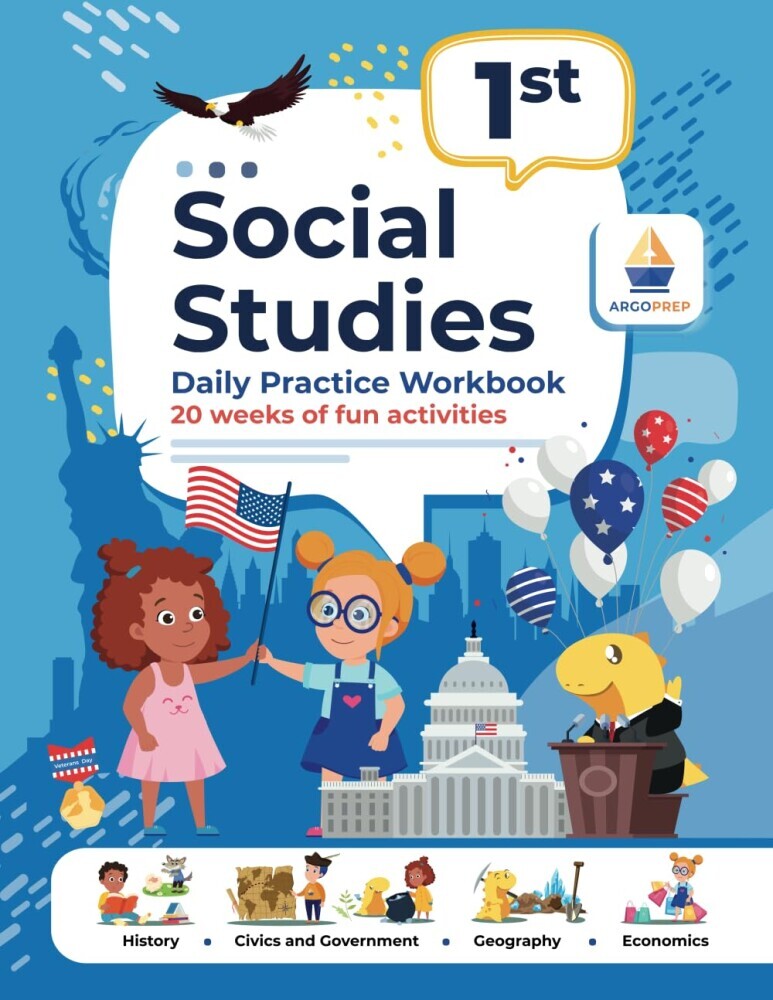1st Grade Social Studies: Daily Practice Workbook