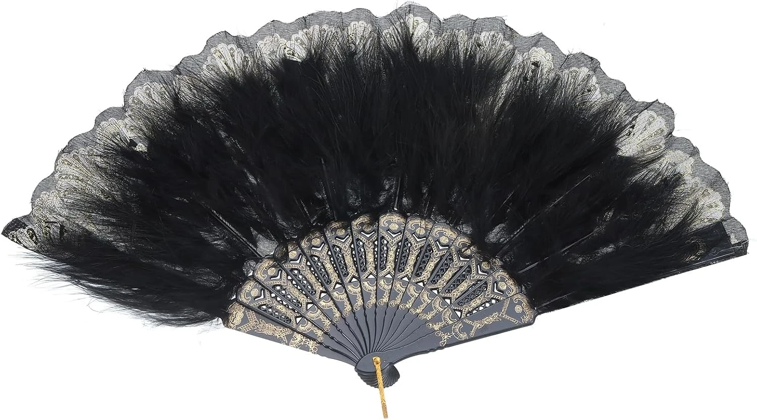 Folding Feather Fans