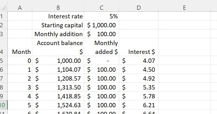 Excel sheet columns copied down