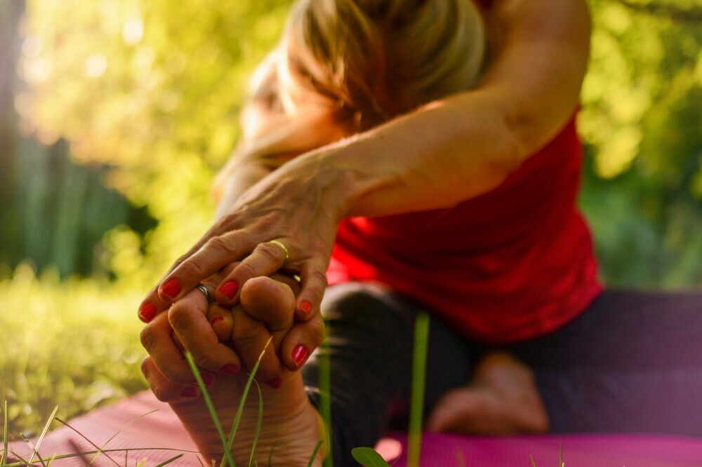 stretching