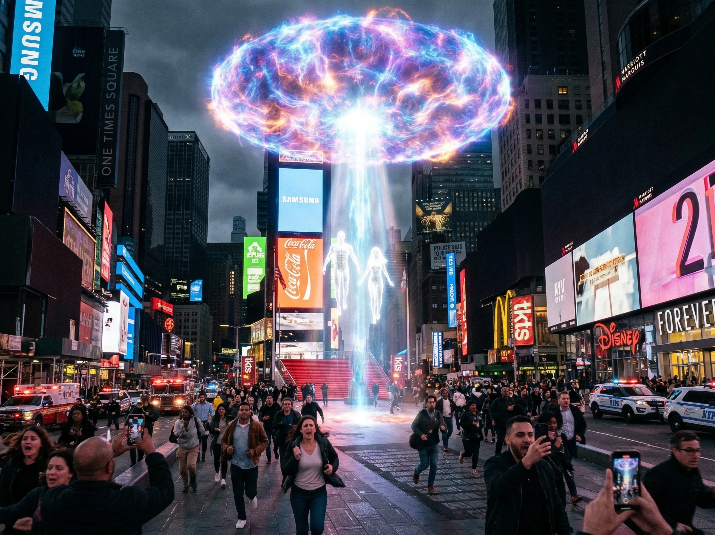 WA Image Studio UFO Times Square NYC