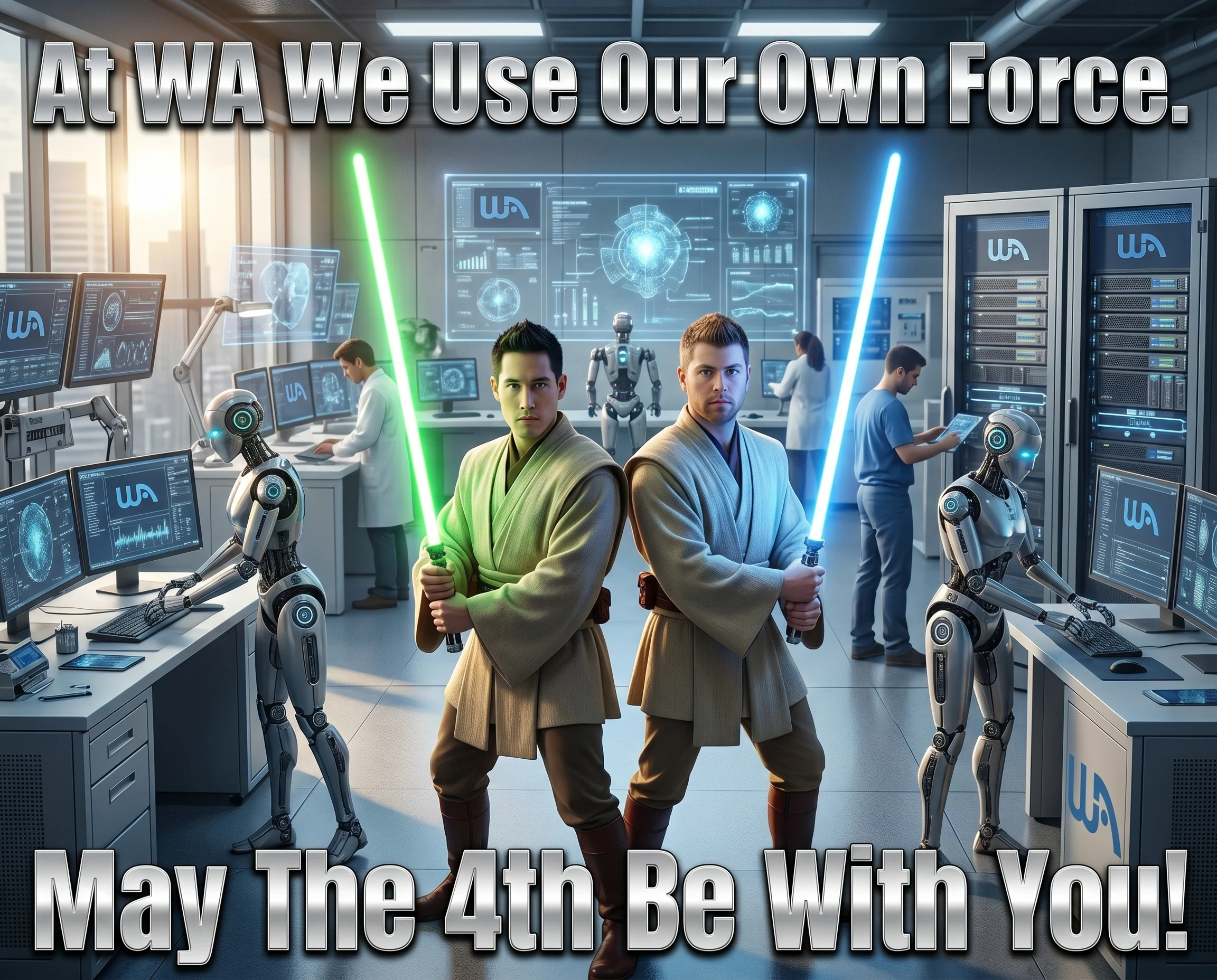 Kyle and Carson - Mat The 4th Be With You