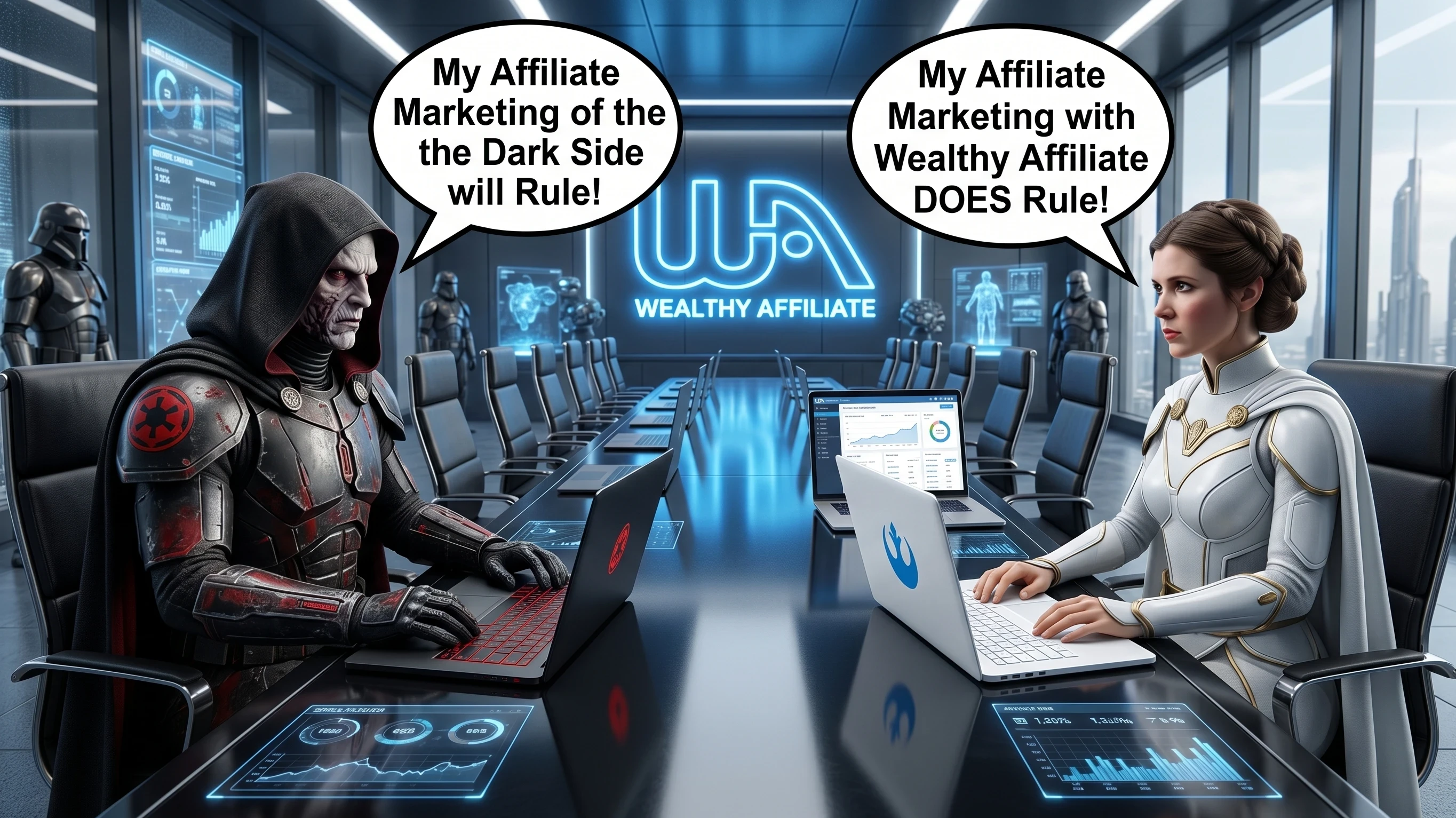 Wealthy Affiliate Uses the AI Force