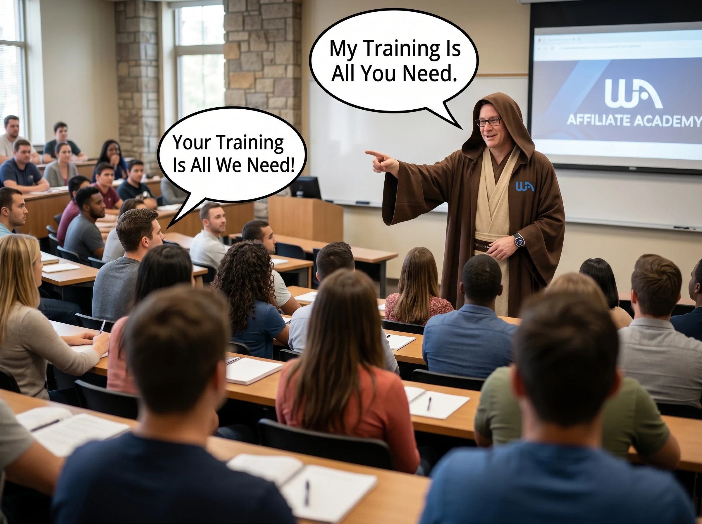 Jay Uses The Force In His Classroom
