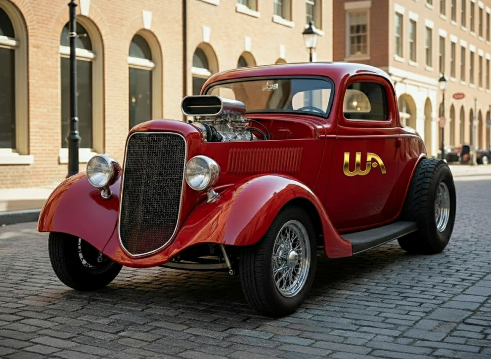 1933 Ford 40 Coupe by Wealthy Affiliate