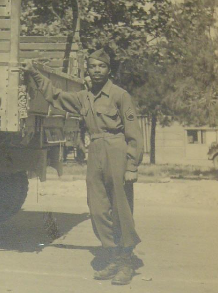 My Dad as a SSgt in Italy 1944 with the 92nd ID
