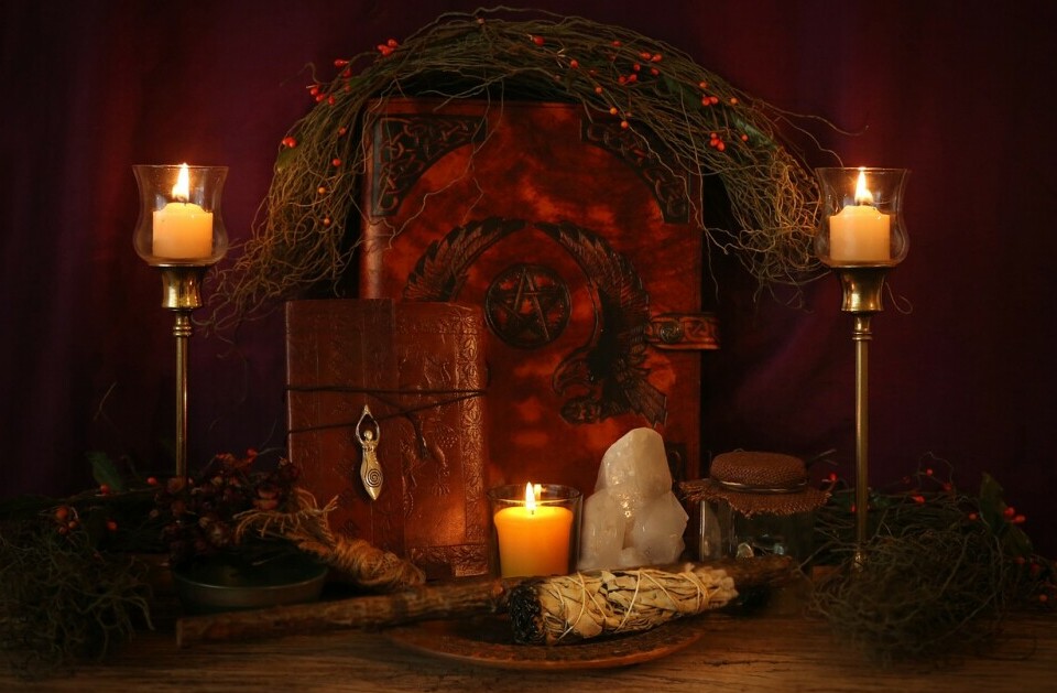 rituals: candles burning