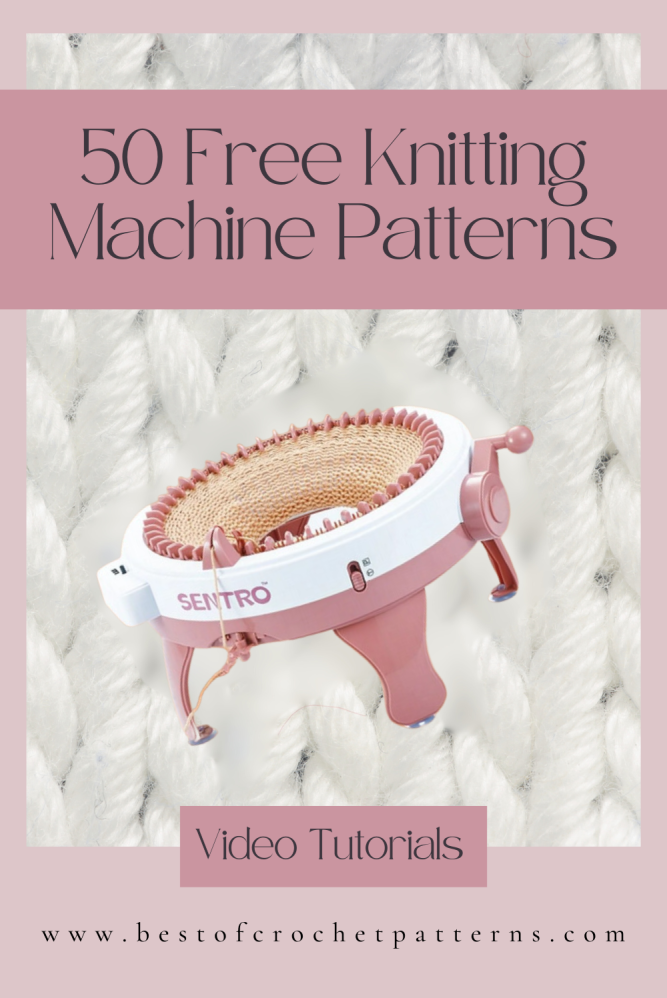 Explore the art of knitting machine patterns with 50 free video guides. Perfect for all levels, these tutorials will have you knitting like a pro in no time! Click to learn more!
