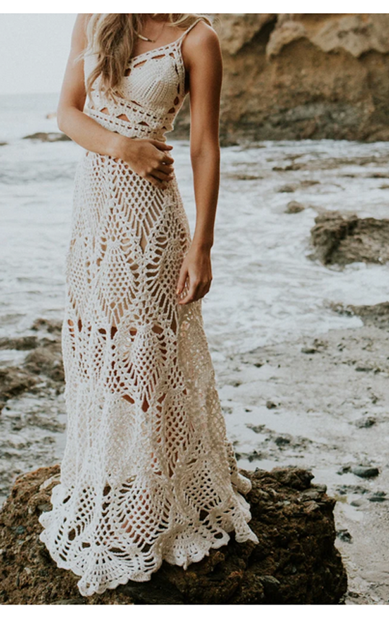 Celebrate June weddings with our selection of the most beautiful crochet wedding dresses on Etsy. Each gown is a masterpiece!