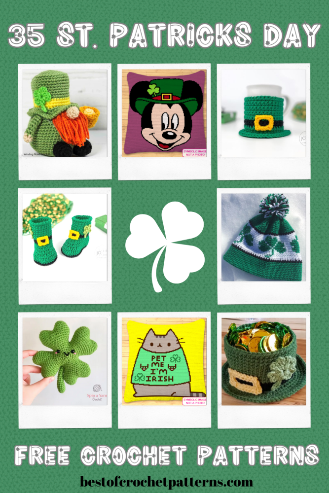 Looking for St. Patrick's Day inspiration? Our 35 free crochet patterns offer endless creativity for celebrating in style and green! Click to learn more!