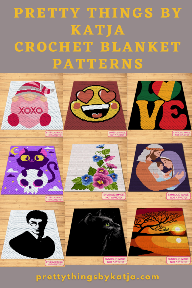 C2C Crochet Blanket Patterns and SC Crochet Blanket and Pillow Patterns - Written Instructions and Graphs - Click to learn more!