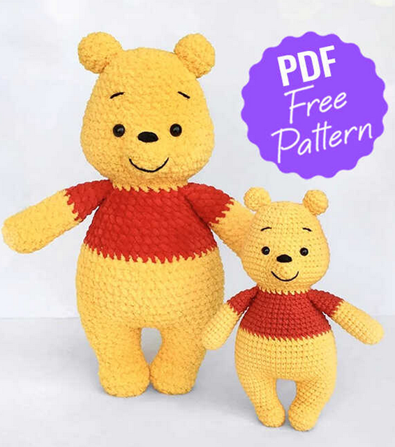 Looking for Winnie the Pooh crochet patterns? Here are 14 free patterns to bring Pooh and friends to life!