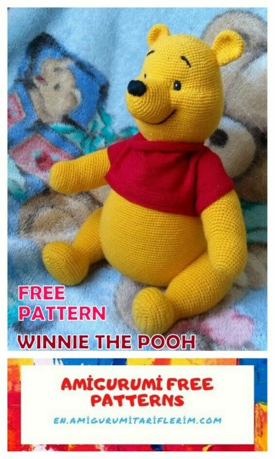 Dive into the Hundred Acre Wood with 14 free crochet patterns featuring Winnie the Pooh and his friends. Fun and easy!