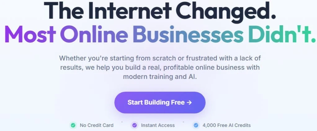 building an onlind business